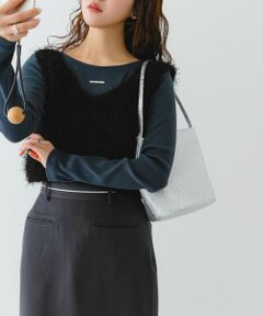 RODE SKO / ロデスコ ハンドバッグ | メタリックバケットバッグ