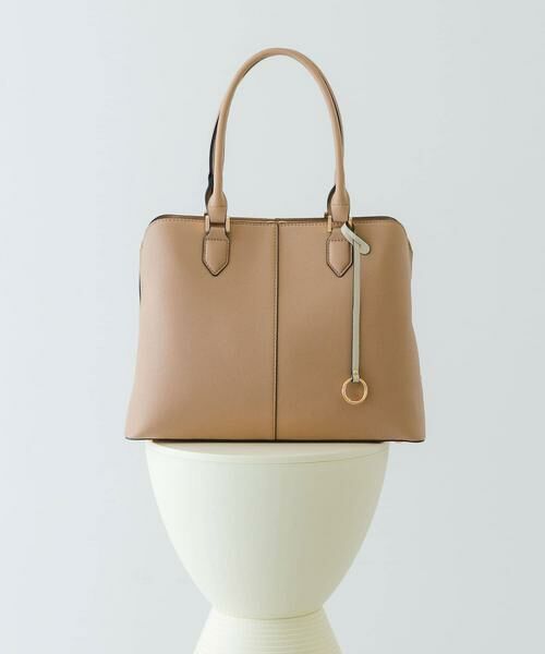 RODE SKO/ロデスコ センターステッチトートバッグ ベージュ one RODE SKO/ロデスコ センターステッチトートバッグ ベージュ one