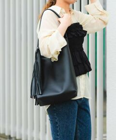 RODE SKO / ロデスコ トートバッグ | タッセル付シンプルワンハンドルトート