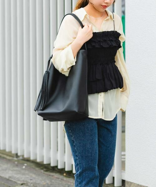 RODE SKO / ロデスコ トートバッグ | タッセル付シンプルワンハンドルトート | 詳細14