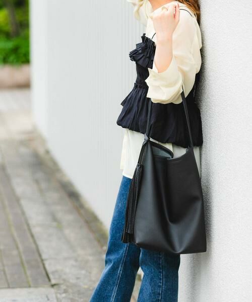 RODE SKO / ロデスコ トートバッグ | タッセル付シンプルワンハンドルトート | 詳細16