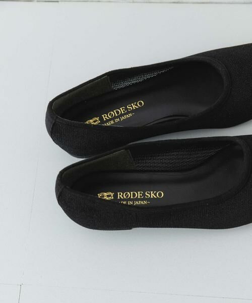 RODE SKO / ロデスコ バレエシューズ | 『MADE IN JAPAN』スクエアベロアメッシュフラット | 詳細12