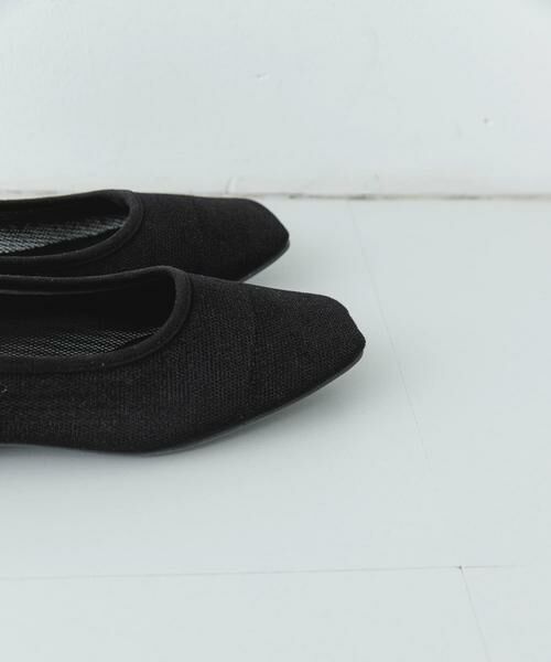 RODE SKO / ロデスコ バレエシューズ | 『MADE IN JAPAN』スクエアベロアメッシュフラット | 詳細14