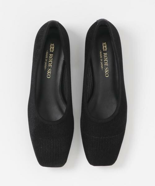 RODE SKO / ロデスコ バレエシューズ | 『MADE IN JAPAN』スクエアベロアメッシュフラット | 詳細21