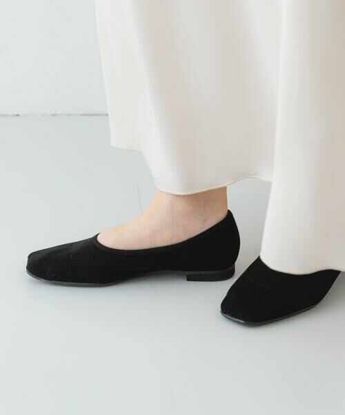 RODE SKO / ロデスコ バレエシューズ | 『MADE IN JAPAN』スクエアベロアメッシュフラット | 詳細6