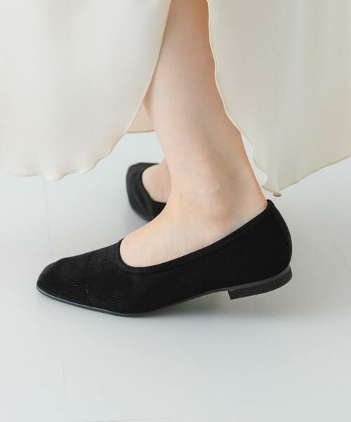 RODE SKO / ロデスコ バレエシューズ | 『MADE IN JAPAN』スクエアベロアメッシュフラット | 詳細7