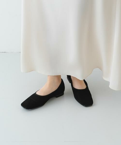 RODE SKO / ロデスコ バレエシューズ | 『MADE IN JAPAN』スクエアベロアメッシュフラット | 詳細9