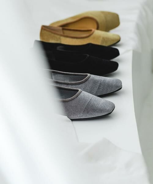 RODE SKO / ロデスコ バレエシューズ | 『MADE IN JAPAN』スクエアベロアメッシュフラット | 詳細25