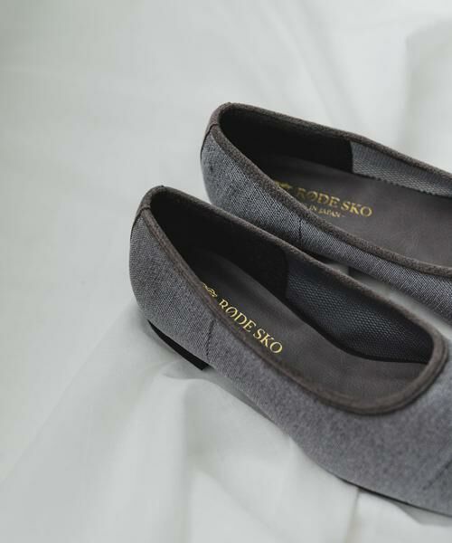 RODE SKO / ロデスコ バレエシューズ | 『MADE IN JAPAN』スクエアベロアメッシュフラット | 詳細26