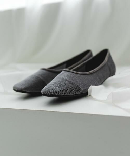 RODE SKO / ロデスコ バレエシューズ | 『MADE IN JAPAN』スクエアベロアメッシュフラット | 詳細28