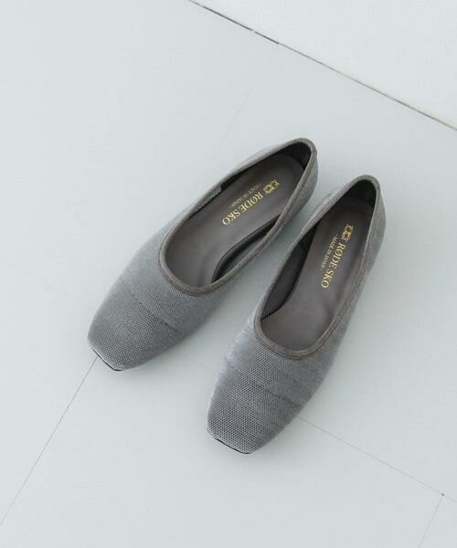 RODE SKO / ロデスコ バレエシューズ | 『MADE IN JAPAN』スクエアベロアメッシュフラット | 詳細29