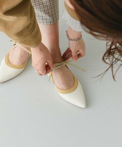 RODE SKO / ロデスコ パンプス | 『MADE IN JAPAN』チャンキーヒールリボンパンプス