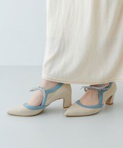 RODE SKO / ロデスコ パンプス | 『MADE IN JAPAN』チャンキーヒールリボンパンプス