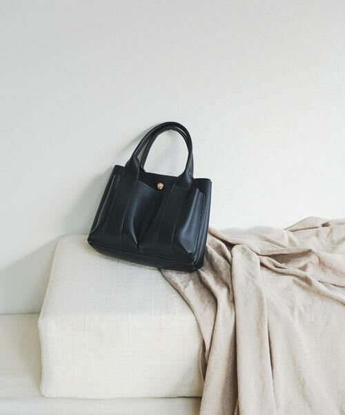 RODE SKO/ロデスコ プチダブルポケットトートバッグ ブラック one