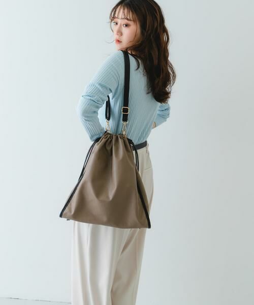 RODE SKO / ロデスコ ショルダーバッグ | ウォッシャブルドロストショルダーバッグ | 詳細24