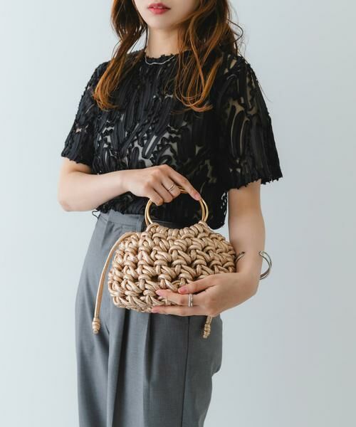 RODE SKO / ロデスコ ハンドバッグ | 編み込みリングバッグ | 詳細1