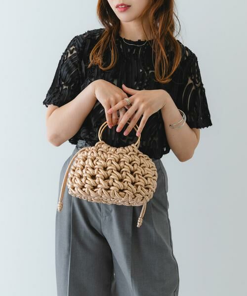 RODE SKO / ロデスコ ハンドバッグ | 編み込みリングバッグ | 詳細2