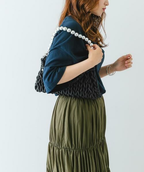 RODE SKO / ロデスコ ハンドバッグ | ボールチェーン付き編み込みバッグ | 詳細1