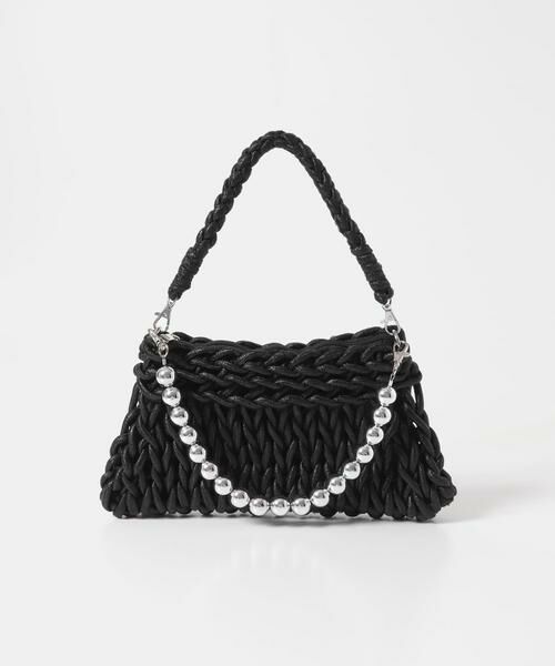 RODE SKO / ロデスコ ハンドバッグ | ボールチェーン付き編み込みバッグ | 詳細11