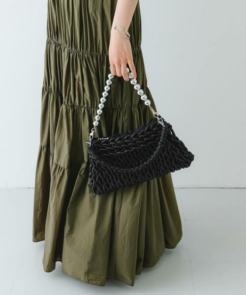 RODE SKO / ロデスコ ハンドバッグ | ボールチェーン付き編み込みバッグ | 詳細3