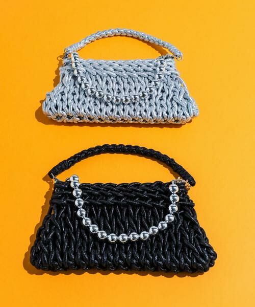 RODE SKO / ロデスコ ハンドバッグ | ボールチェーン付き編み込みバッグ | 詳細24