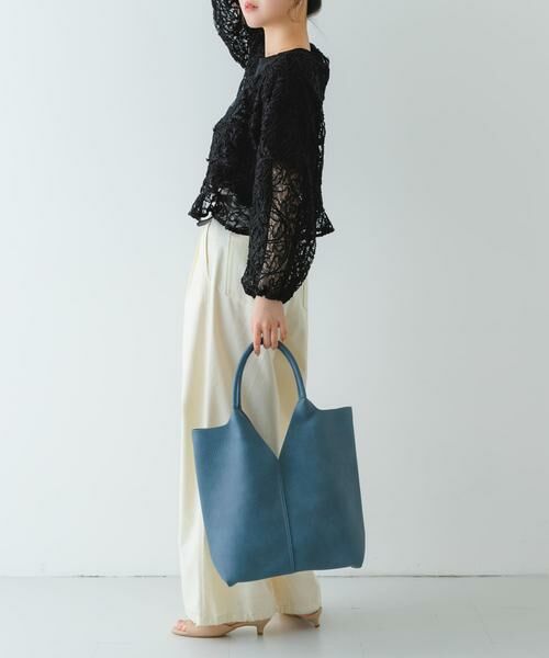 RODE SKO / ロデスコ トートバッグ | センターステッチVカットトートバッグ | 詳細5