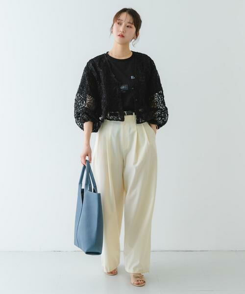 RODE SKO / ロデスコ トートバッグ | センターステッチVカットトートバッグ | 詳細6