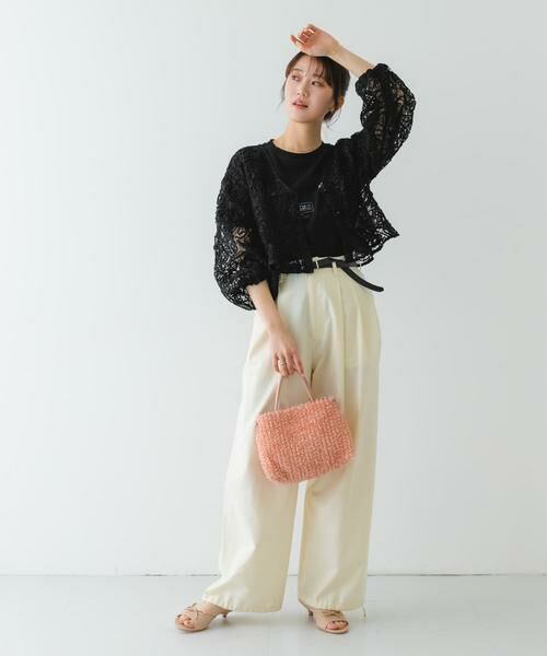 RODE SKO / ロデスコ ショルダーバッグ | フラワーレースバッグ | 詳細17