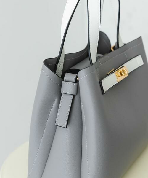 RODE SKO / ロデスコ ハンドバッグ | バイカラーベルトハンドバッグ | 詳細2