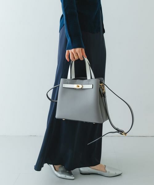 RODE SKO / ロデスコ ハンドバッグ | バイカラーベルトハンドバッグ | 詳細9