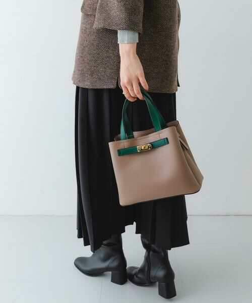 RODE SKO / ロデスコ ハンドバッグ | バイカラーベルトハンドバッグ | 詳細24