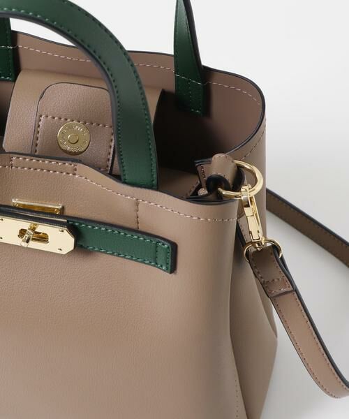 RODE SKO / ロデスコ ハンドバッグ | バイカラーベルトハンドバッグ | 詳細28