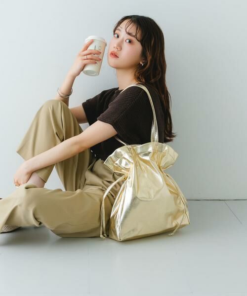 RODE SKO / ロデスコ トートバッグ | メタリックドロストトートバッグ | 詳細1