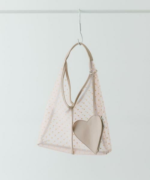 RODE SKO/ロデスコ ハートシアーサンカクハンドバッグ ベージュ one RODE SKO/ロデスコ ハートシアーサンカクハンドバッグ ベージュ one