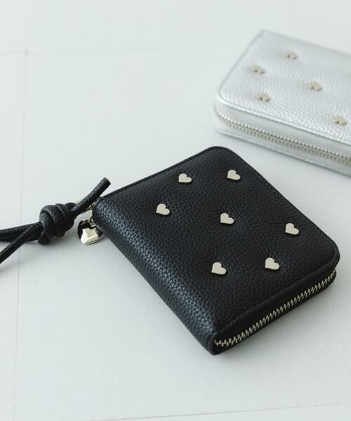 RODE SKO / ロデスコ 財布・コインケース・マネークリップ | ハートスタッズ二つ折りミニ財布 | 詳細1