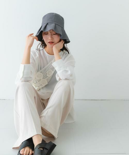 RODE SKO / ロデスコ ハット | ファブリックギャザーハット | 詳細14