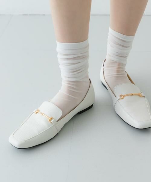 RODE SKO / ロデスコ フラットシューズ | 『MADE IN JAPAN』 スクエアトゥ細ビットローファー | 詳細1