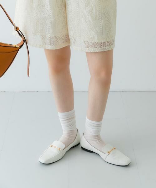 RODE SKO / ロデスコ フラットシューズ | 『MADE IN JAPAN』 スクエアトゥ細ビットローファー | 詳細4