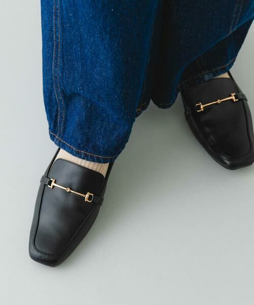RODE SKO / ロデスコ フラットシューズ | 『MADE IN JAPAN』 スクエアトゥ細ビットローファー | 詳細13