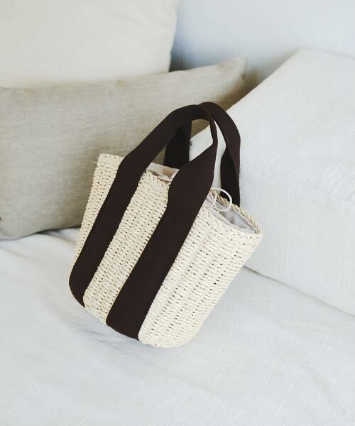 RODE SKO / ロデスコ ハンドバッグ | ナチュラルカゴバッグ（オフホワイト）
