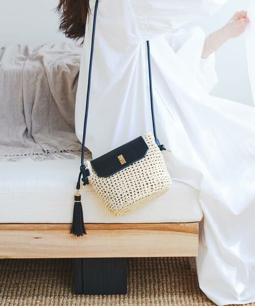 RODE SKO / ロデスコ ショルダーバッグ | ペーパーコンビショルダーバッグ（ナチュラル）