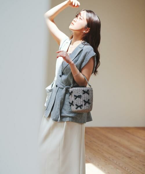 RODE SKO / ロデスコ ショルダーバッグ | リボンバスケットショルダーバッグ | 詳細1