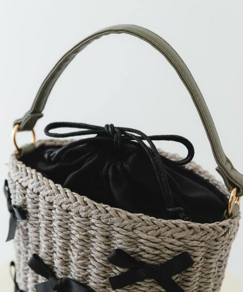 RODE SKO / ロデスコ ショルダーバッグ | リボンバスケットショルダーバッグ | 詳細10