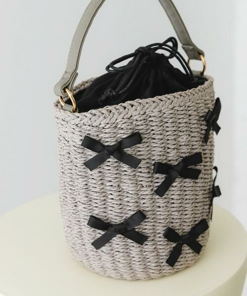RODE SKO / ロデスコ ショルダーバッグ | リボンバスケットショルダーバッグ | 詳細11