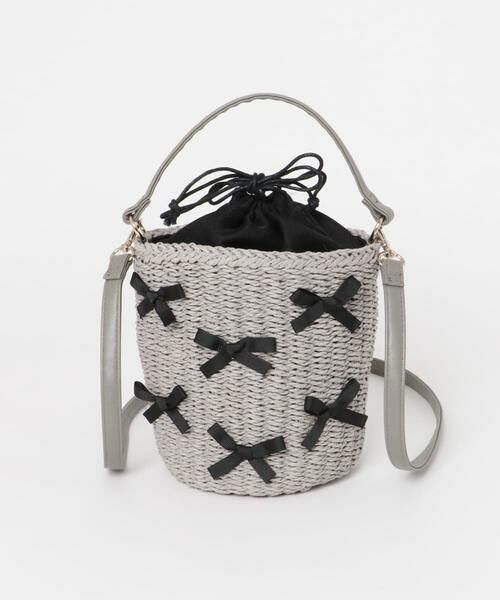 RODE SKO / ロデスコ ショルダーバッグ | リボンバスケットショルダーバッグ | 詳細13