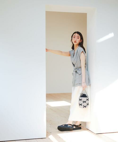 RODE SKO / ロデスコ ショルダーバッグ | リボンバスケットショルダーバッグ | 詳細5