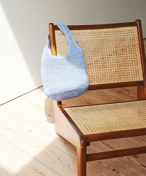 RODE SKO / ロデスコ トートバッグ | コマ編みペーパートートバッグ | 詳細1