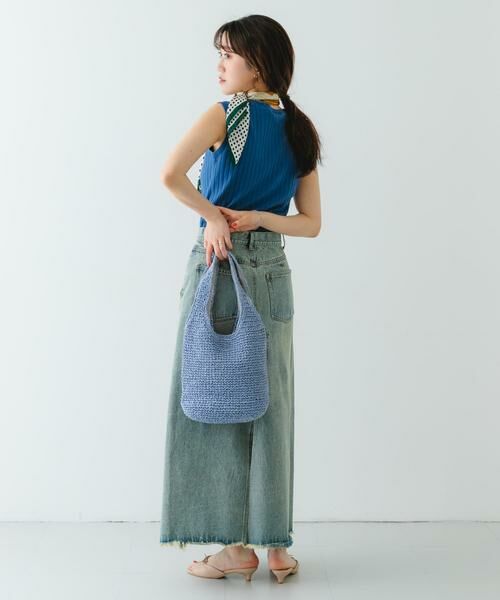 RODE SKO / ロデスコ トートバッグ | コマ編みペーパートートバッグ | 詳細13