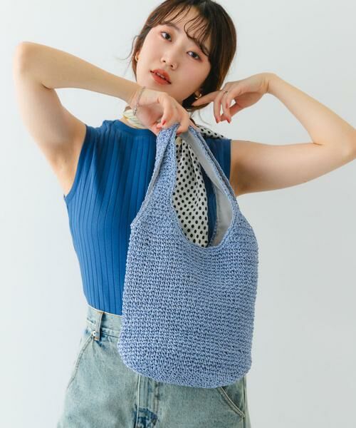 RODE SKO / ロデスコ トートバッグ | コマ編みペーパートートバッグ | 詳細3