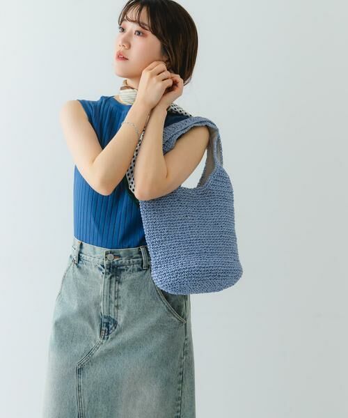 RODE SKO / ロデスコ トートバッグ | コマ編みペーパートートバッグ | 詳細4